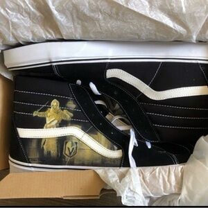 Vegas Golden Knights Vans Shoes Brand New Size 15 Limited Edition 50 VGK Vans LE